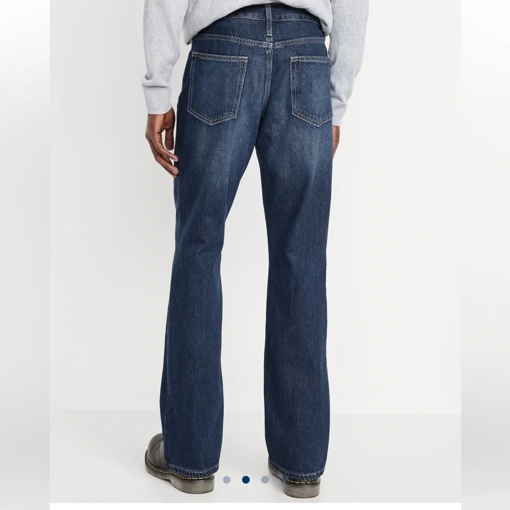 NWT Old Navy Blue Straight Jeans Classic Style Size 30/30